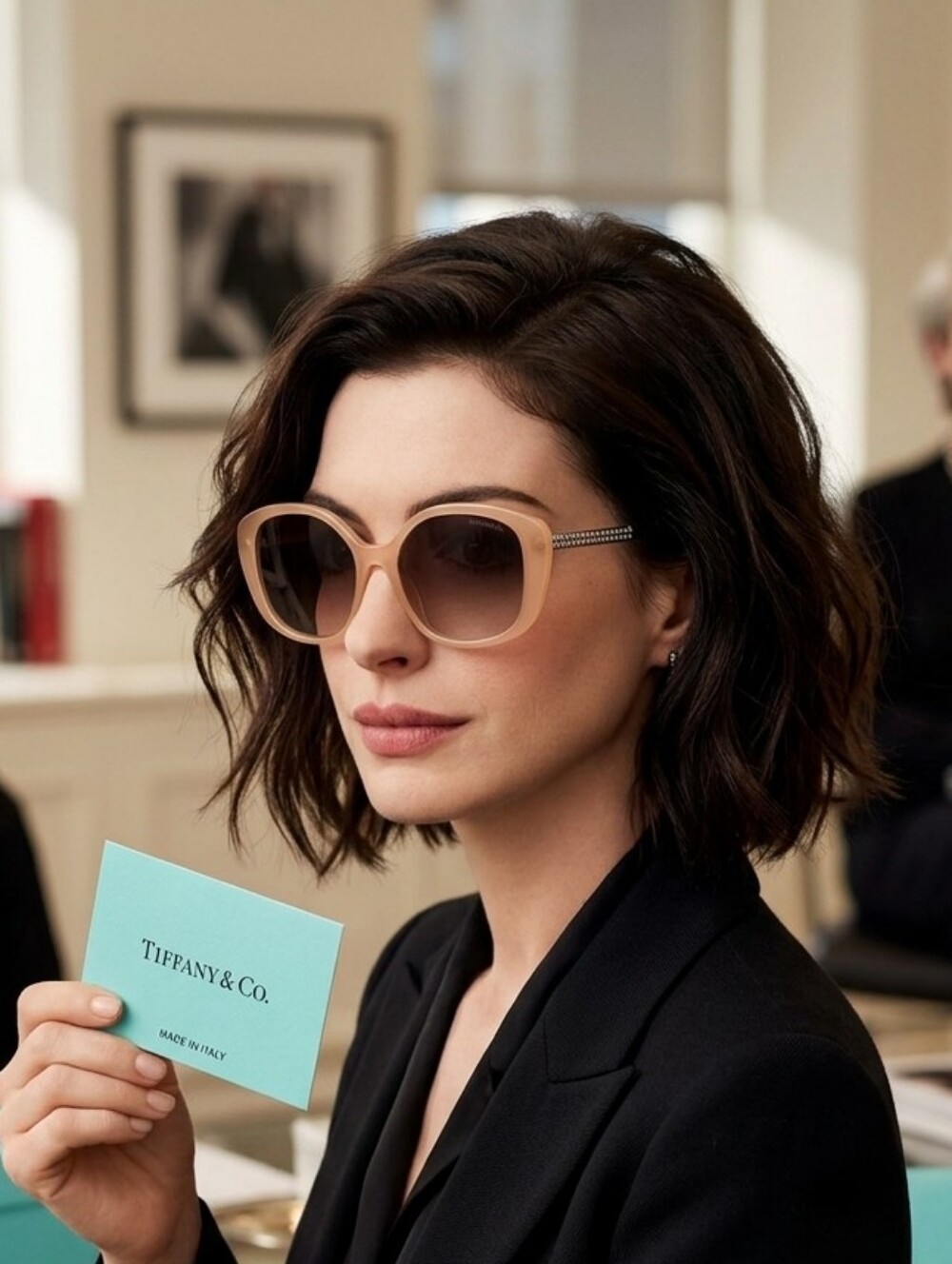 Tiffany & Co. TF4192 Beige Sunglasses with Case